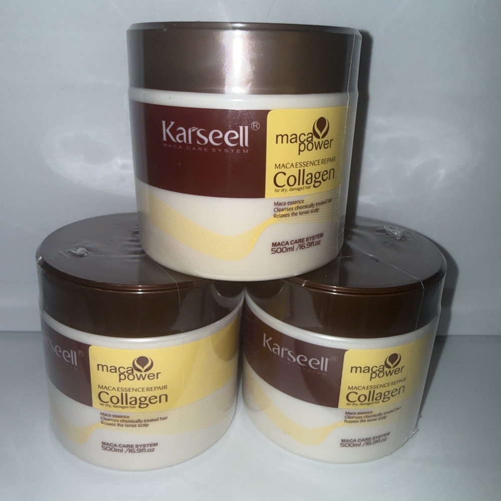 Karseell Hair Repair Mask Fortifying Natural Col Original Pack of 3